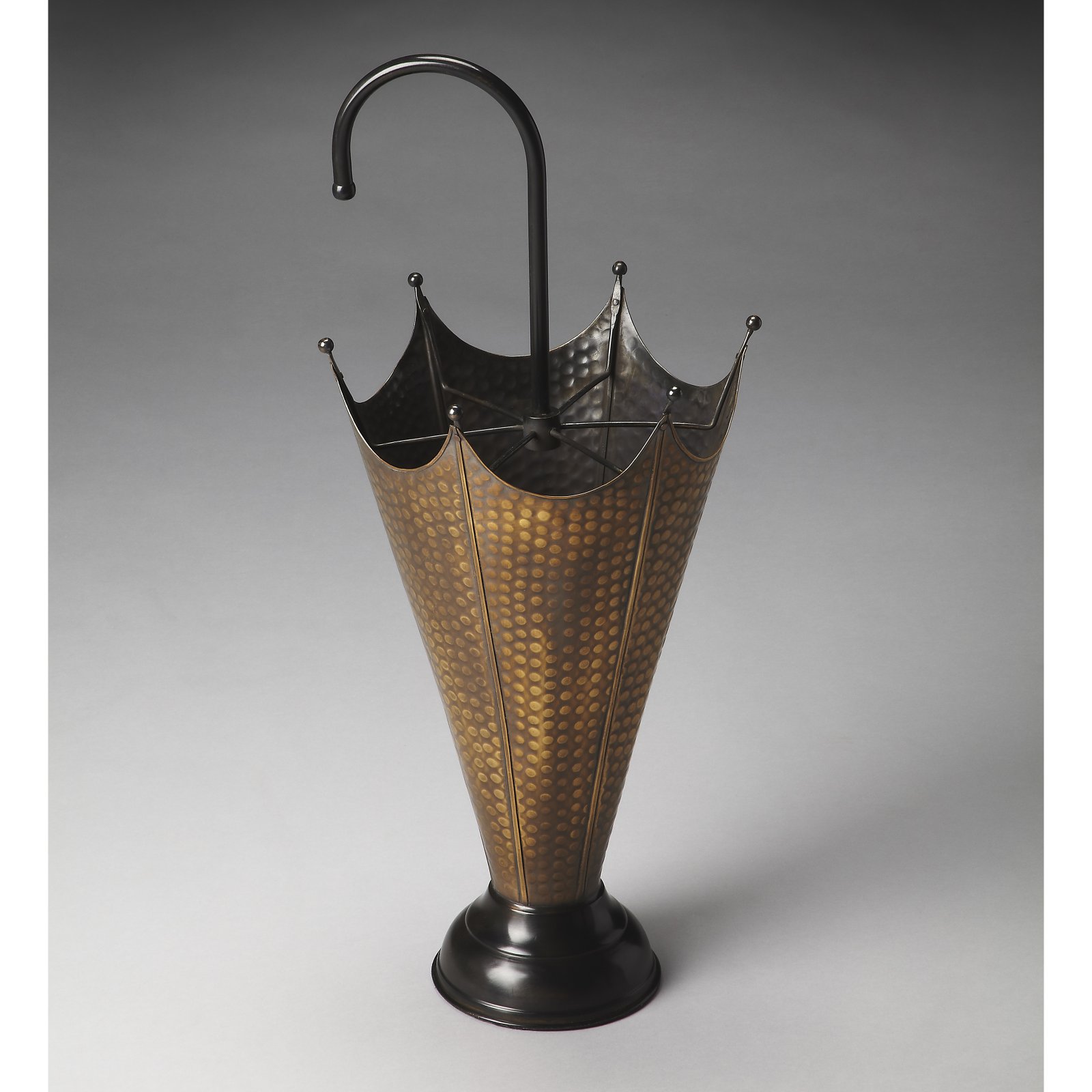 Hors D'oeuvres Poppins Antique Brass Umbrella Stand