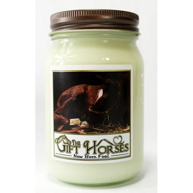 Horse 2 All Natural Soy Wax Scented Candle Clean Burning, Long