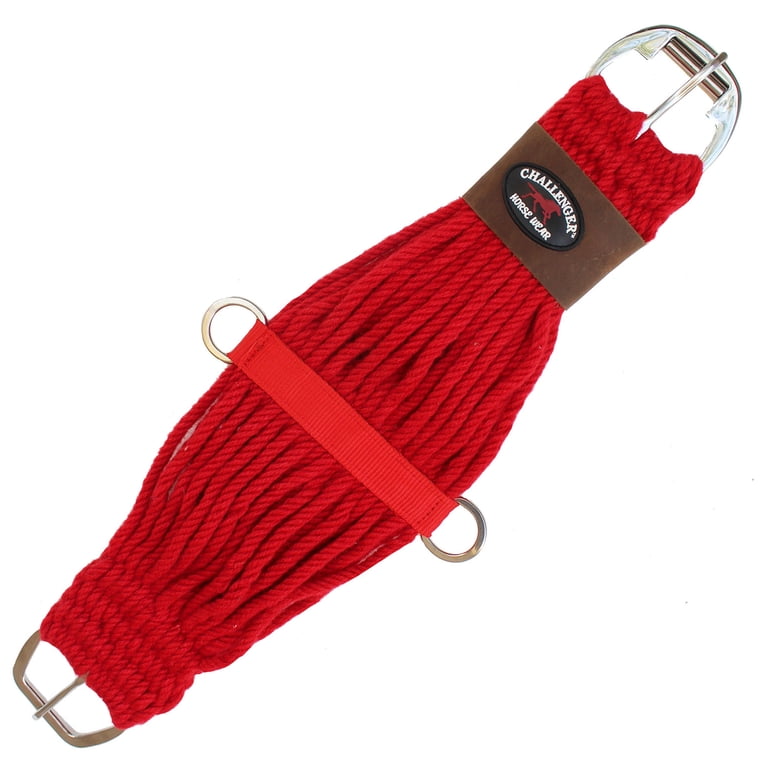 CHALLENGER 26-Inch Western Mohair Cinch - 27 Strand Double Weave With Stainless Steel Hardware (Model 97RT06-26)