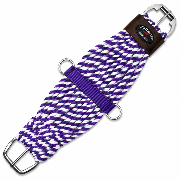 Horse 26" Western 27 Strand Double Weave Two-Tone Mohair Roper Cinch 97RT13-26