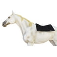 thumbnail image 1 of Horse 28"x30" Western Contoured Faux Fur Padded Saddle Pad Black 39143BK, 1 of 5
