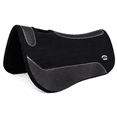 thumbnail image 1 of Horse 30" x 30" Western Contoured Wool Felt Close Contact Saddle Pad Black 39121BK1, 1 of 5