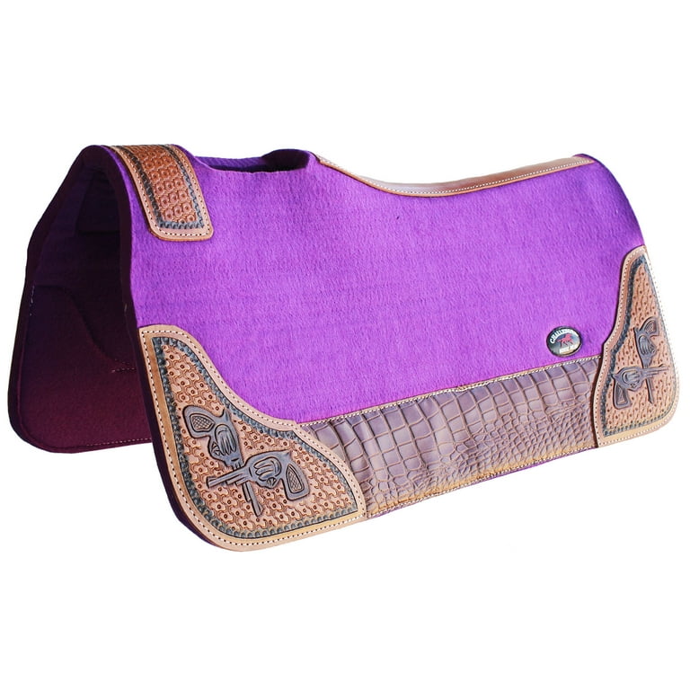 Purple Felt Saddle Pad