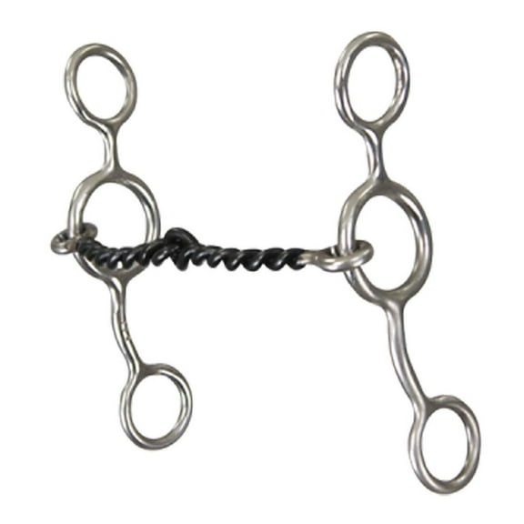 Horse  5" Sweet Iron Twisted Wire Mouth Gag Bit 35629B