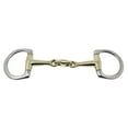 thumbnail image 1 of Horse 6" English Riding Brass Eggbutt Double Jointed Snaffle Bit 35506E, 1 of 1