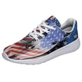 thumbnail image 1 of Horse American flag Print Sneakers Lightweight Comfortable Running Shoes for Men Women White Size 12, 1 of 7