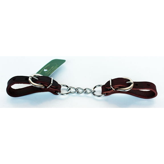 Horse Challenger Made In USA Latigo Leather Curb Single Chain 975L420C