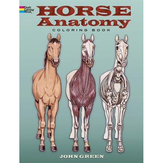Pre-Owned Horse Anatomy Coloring Book (Dover Nature Coloring Book) Paperback