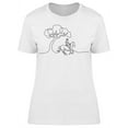 thumbnail image 1 of Horse And Rider, Hand Drawn  T-Shirt Women -Image by Shutterstock, Female Small, 1 of 2