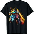 thumbnail image 1 of Horse Artwork Colourful Sunglasses - Animal Horse T-Shirt, 1 of 3