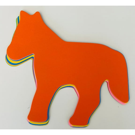 SHAPES ETC. Horse Assorted Color Super Cut-Outs- 8&rdquo; x 10&rdquo;