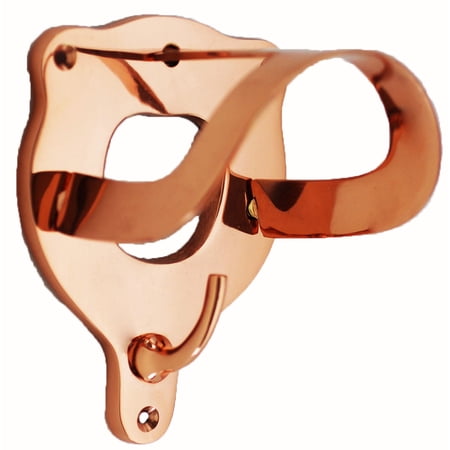 Horse Barn Equestrian Stable Wall Mounted Bridle Rack Holder Rack in Copper Finish 6775CU