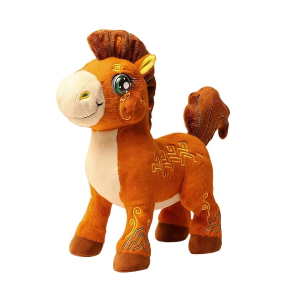 Horse Bedtime Stuffed Animals Toys Soft Cute Plushies Lifelike Fluffy Animal Doll Plushie Toys Comfort Gifts for Kids Friends Birthday Easter C