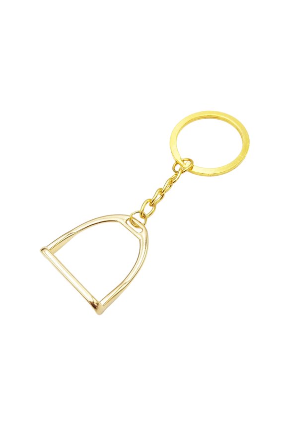Horse Bit Keychain Stirrups Charm Snaffle Bit Keychain Key Ornament Robust Alloy Key Rings Present for Equine Fans