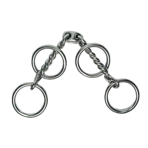 Horse Bit Snaffle Metal Lightweight Stainless Steel Construction for Equestrian Sports Training Riders