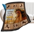 thumbnail image 1 of Horse Blanket Horse Gifts for Girls Boys Horse Throw Blanket for Couch Sofa Bed Soft Warm Flannel Fleece for Kids adultss50 x60, 1 of 6