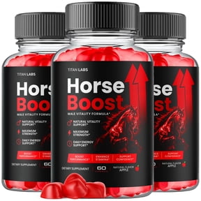 Horse Boost ACV Gummies Advanced Formula Vitamin Supplement HorseBoost 180 Gummies