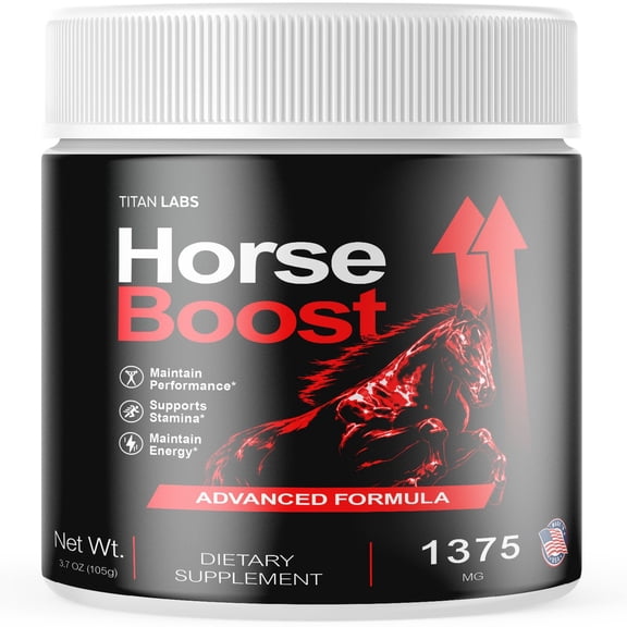 Horse Boost Powder Advanced Formula Supplement to Support Active Lifestyle HorseBoost (1 Pack)