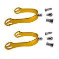 Spurs Rider Horse Boot Spur Decoration Aluminum Alloy Horse Spur with 4 ...