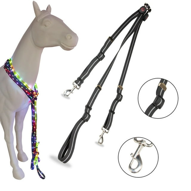 Horse Breastplate High Visibility Adjustable Lightweight LED Horse