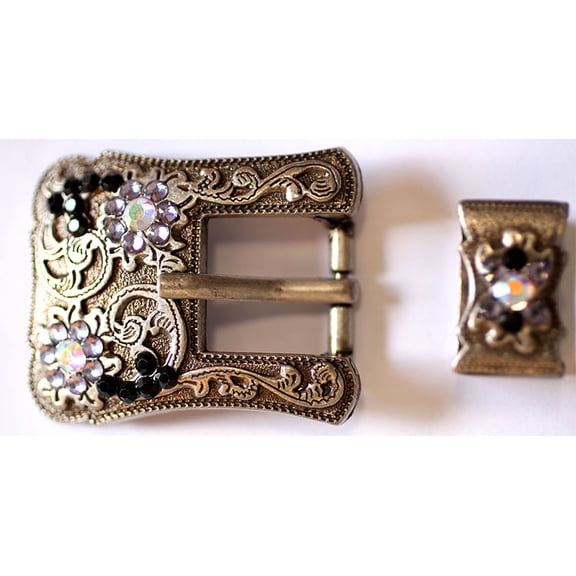 Horse Bridle Headstall Belt Buckle Clear 5816