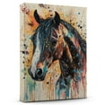 thumbnail image 1 of Horse Buckskin Canvas Wall Art Animal Decor, Horse Buckskin Canvas Prints Wild Animal Artwork for Living Room Bedroom Office 190HD594, 1 of 4