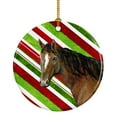 thumbnail image 1 of Horse Candy Cane Holiday Christmas Ceramic Ornament SB3132CO1, 1 of 2