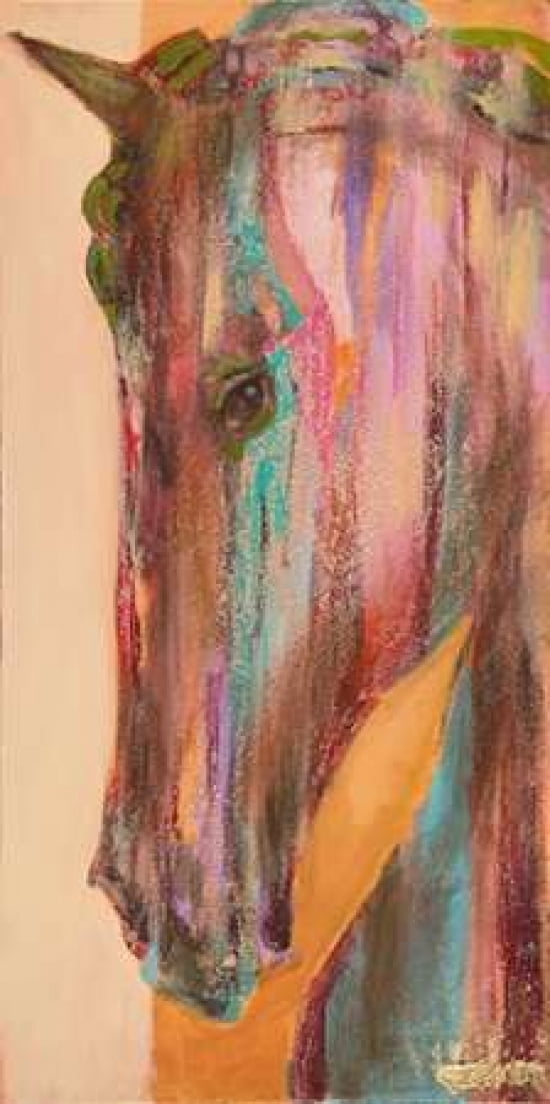 Horse Canvas Art - JC Pino (24 x 48)