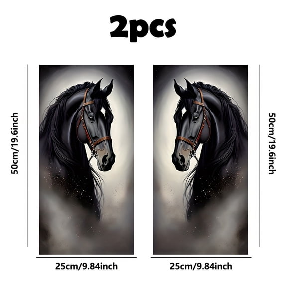 Horse Car B-Pillar Sticker - Durable Horse Design for Vehicle Exterior Enhancement Easy Application No Tools Required Car decals for truck Cool Car Decoration
