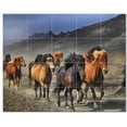thumbnail image 1 of Horse Ceramic Tile Mural Kitchen Backsplash Bathroom Shower, 402840-L54, 1 of 3