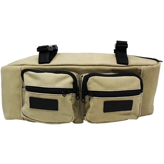 Horse Challenger Western Trail Riding Saddle Canvas Cantle Bag 102AA02GR
