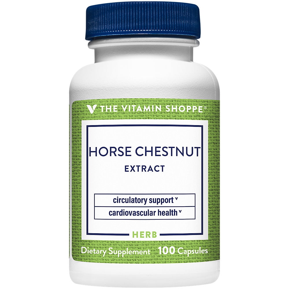 Horse Chestnut Extract 260mg Herbal Supplement With 22 Aescin, Supports Vein & Vascular