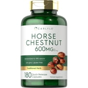 Horse Chestnut Extract | 600mg | 180 Capsules | by Carlyle