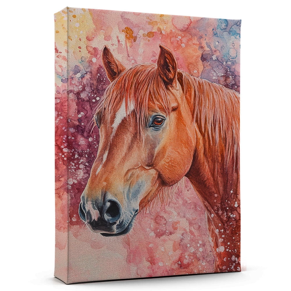 Curated visual reference: Icelandic Home Decor Living Room Reference: Horse Chestnut Icelandic Canvas Wall Art Animal Decor Horse Chestnut