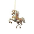 thumbnail image 1 of Horse Christmas Ornament - Horse Acrylic Ornament,Christmas Tree Hanging Decorations,Animal Farmhouse Xmas Decor - Cool Horse Lovers Christmas Holiday Keepsake Gifts for Man and Women(D), 1 of 9