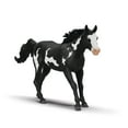 thumbnail image 1 of Schleich Horse Club 7" Paint Horse Figurine with Black and White Coat, 1 of 4