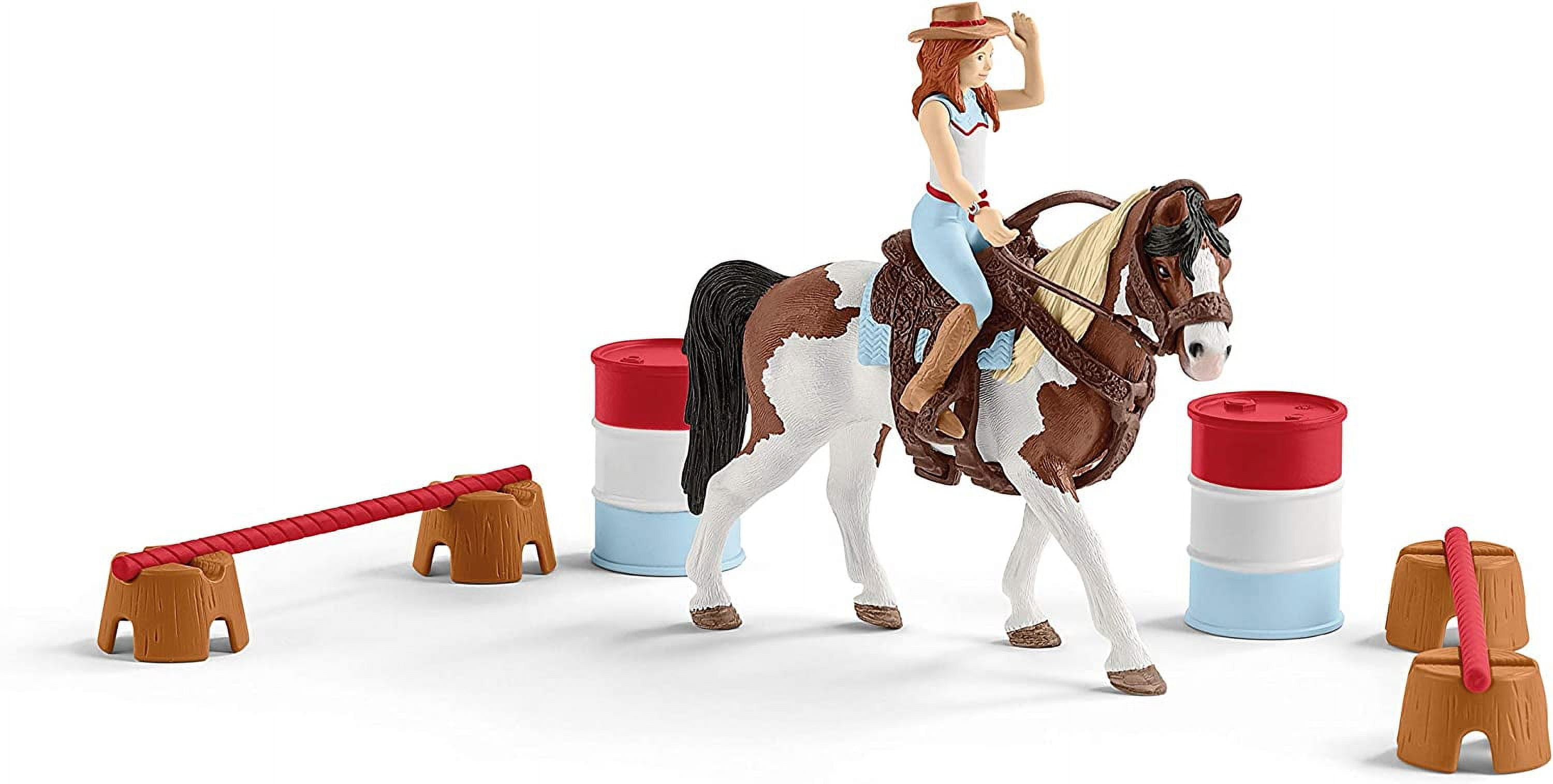 Schleich - Horse Club: Hannah's Western Riding Set with Quarter Horse Playset, 12 Pcs