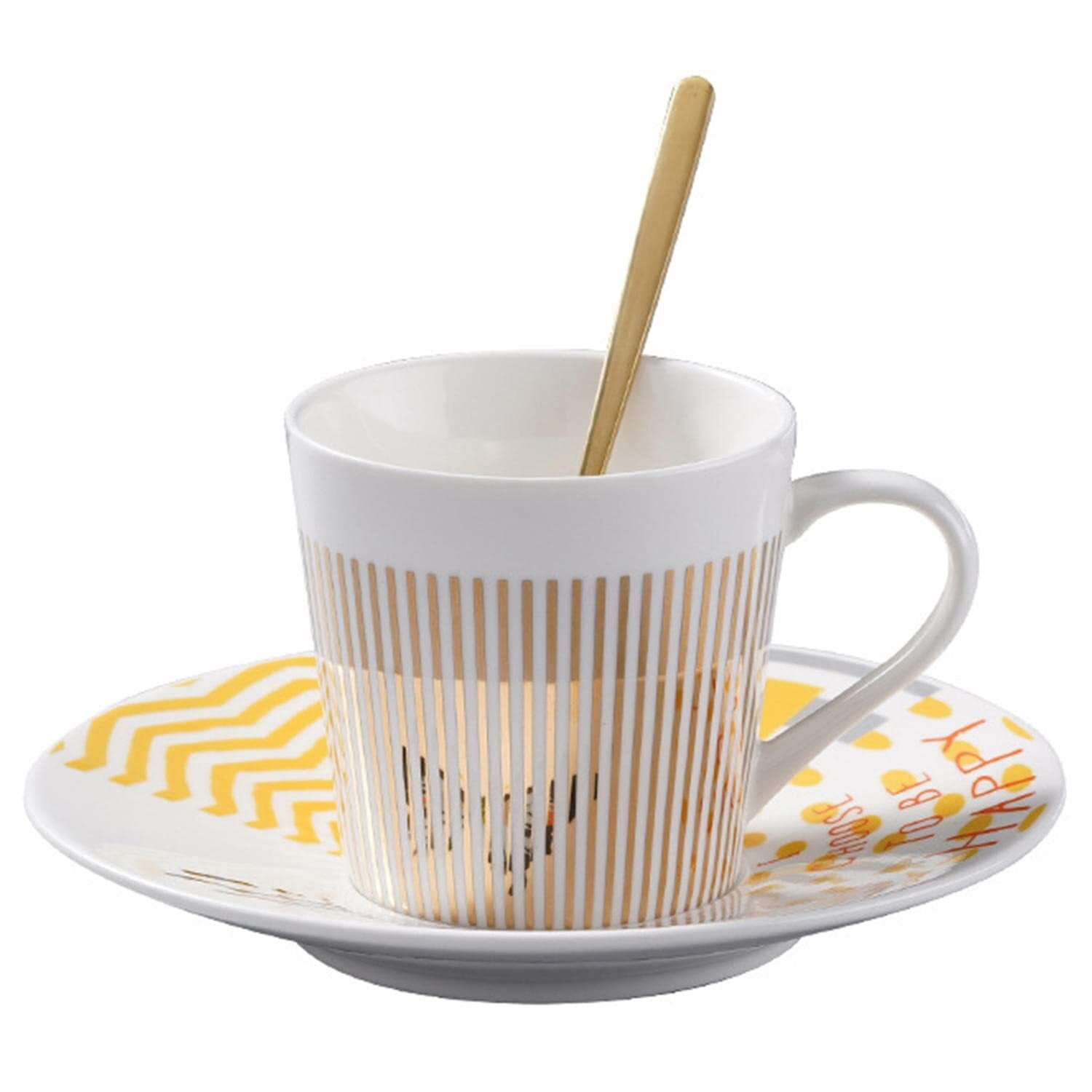 Horse Coffee Mug - Dynamic Rotating Mirror Cup Set for Cappuccino, Espresso, Tea & Coffee