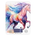thumbnail image 1 of Horse Colorful Food Scale Digital Kitchen Scale Waterproof Tempered Glass Tare Function 11 lb for Baking Cooking Meal Prep, 1 of 7