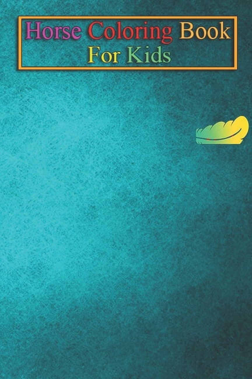 Horse Coloring Book For Kids Attractive shadow of horse design Animal