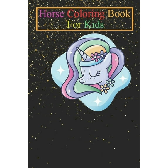 Horse Coloring Book For Kids : Kawaii Unicorn Pastel Cute Rainbow Animal Coloring Book - For Kids Aged 3-8 (Fun Activities Books) (Paperback)