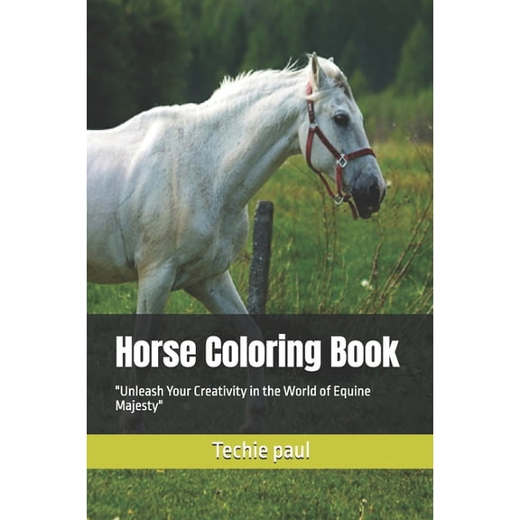 Horse Coloring Book: step by step coloring guide (Paperback)