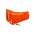 thumbnail image 1 of Horse Contoured Wither Relief Quilted Half Pad w/ Foam Inserts Orange 72145OR, 1 of 1
