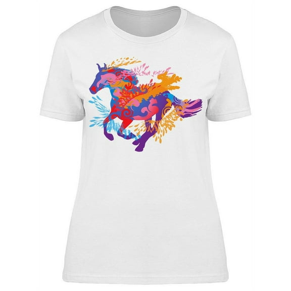 Horse, Cool Design T-Shirt Women -Image by Shutterstock, Female 3X-Large