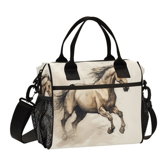 Horse Cooler Bag Lunch Bag Soft Cooler Cooling Tote Insulated Lunch Box for Adult Men Women