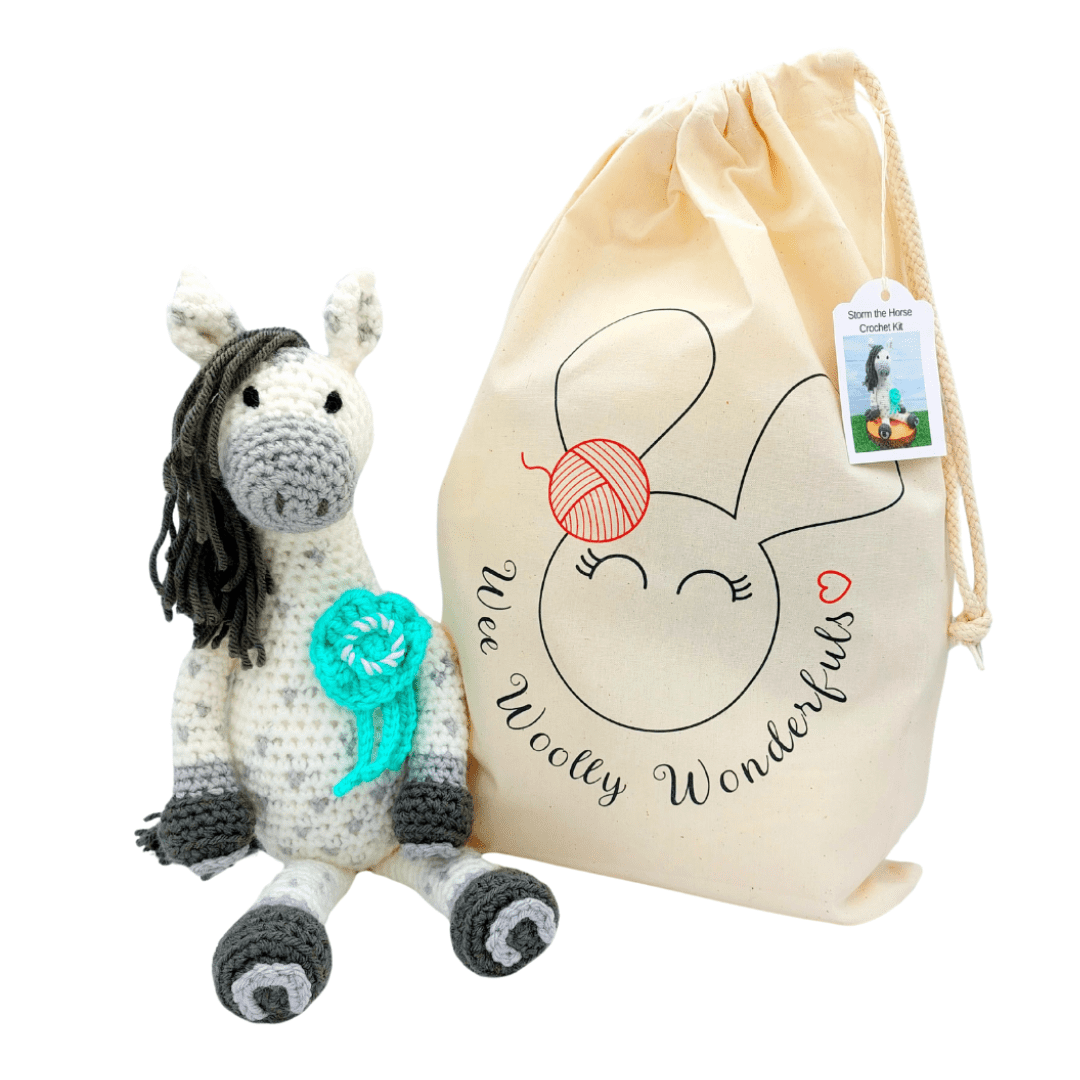 Horse Crochet Kit - Sundance and Storm the Ponies (Storm the Horse Kit)