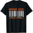Horse Dad Scan For Payment Tshirt, Equestrian Men