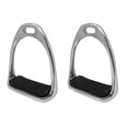 thumbnail image 1 of Horse English 4" Wide Lightweight Aluminum Fillis Stirrups 51117K, 1 of 2