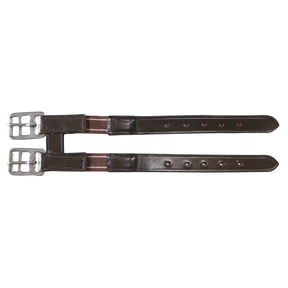 Horse English Brown Leather Elastic Girth Extender 805GE01BR