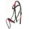 thumbnail image 1 of Horse English Padded Leather  COB Riding Jumping Adjustable Bridle 803461PKC, 1 of 5